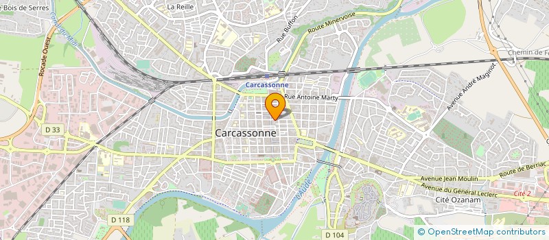 localisation de l'entreprise COMPTOIR DES TISSEURS à CARCASSONNE