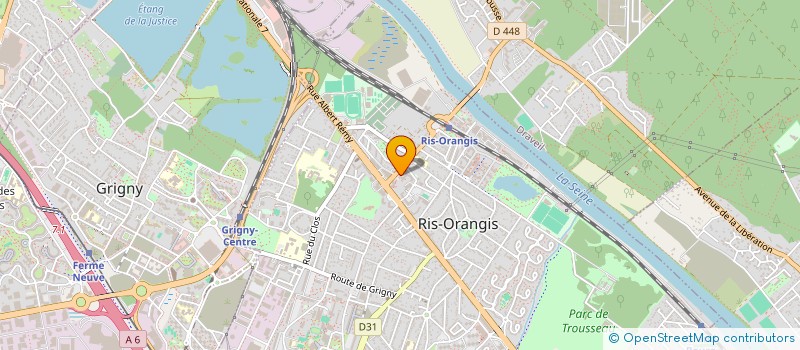 localisation de l'entreprise COMPTOIR DES VENTES à RIS-ORANGIS