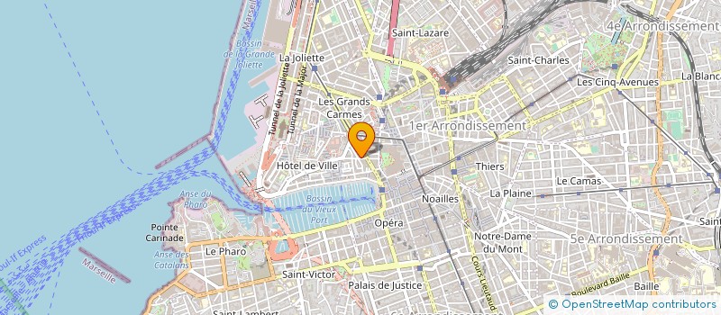 localisation de l'entreprise COMPTOIR DES VIANDES à MARSEILLE