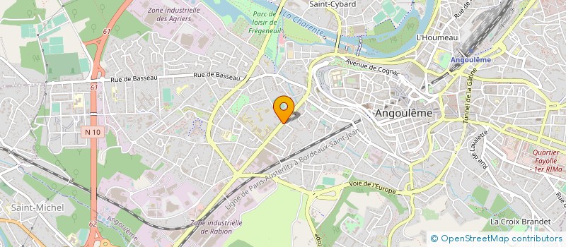 localisation de l'entreprise COMPTOIR DES VIANDES à ANGOULEME