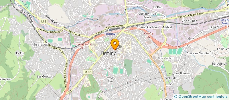 localisation de l'entreprise COMPTOIR DES VIANDES à FIRMINY