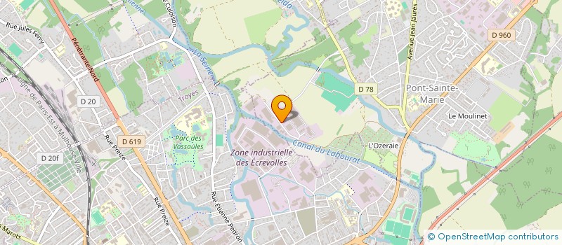 localisation de l'entreprise COMPTOIR DES VIANDES AUBOISES à PONT SAINTE MARIE