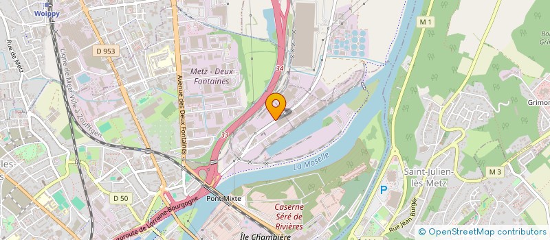localisation de l'entreprise COMPTOIR DES VIANDES DE L EST à METZ