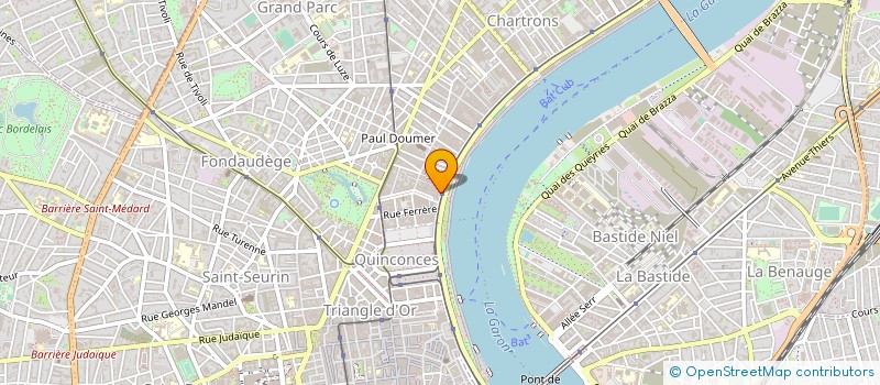 localisation de l'entreprise COMPTOIR DES VINS DE BORDEAUX  BORDEAUX