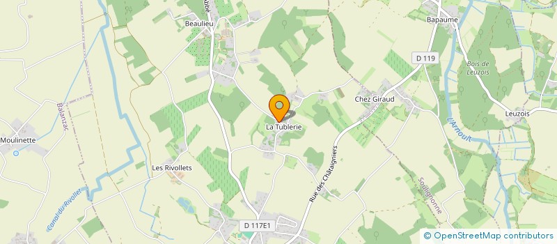 localisation de l'entreprise COMPTOIR & DESIGN  CORME-ROYAL