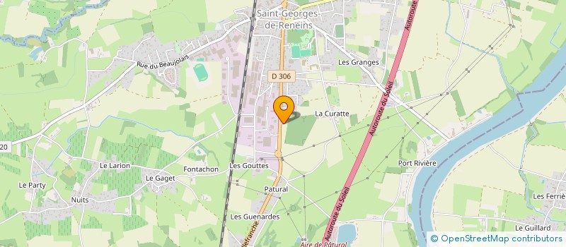 localisation de l'entreprise COMPTOIR DISTR FENETRES INDUST BATIMENT à SAINT-GEORGES-DE-RENEINS