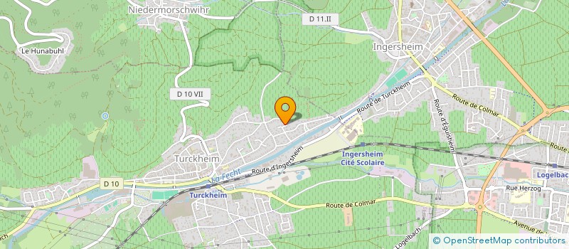 localisation de l'entreprise COMPTOIR DISTRIBUTION AUX ENTREPRENEURS à TURCKHEIM