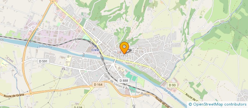 localisation de l'entreprise COMPTOIR DROMOIS D'AUDITION à CREST