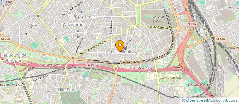 localisation de l'entreprise COMPTOIR DU BOUCHER à LILLE