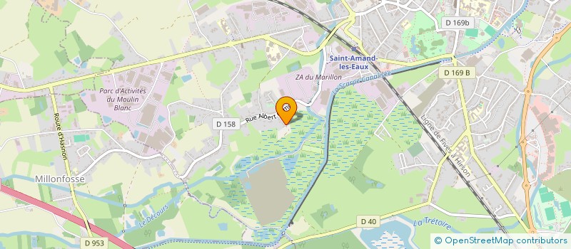 localisation de l'entreprise COMPTOIR DU DISTRIBUTEUR SDMT à SAINT-AMAND-LES-EAUX