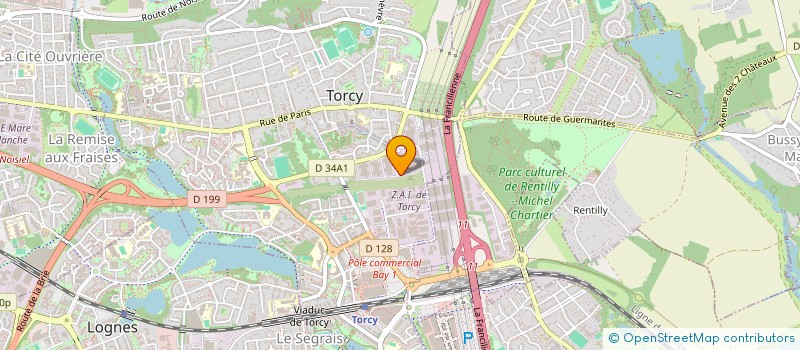 localisation de l'entreprise COMPTOIR DU FUMISTE à TORCY