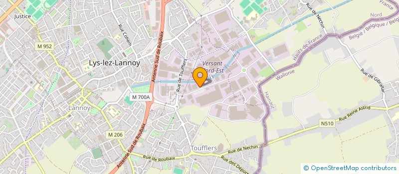 localisation de l'entreprise COMPTOIR DU FUNERAIRE  TOUFFLERS