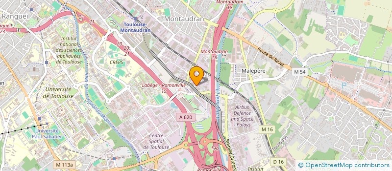 localisation de l'entreprise COMPTOIR DU LANGUEDOC PROFESSIONNEL à TOULOUSE