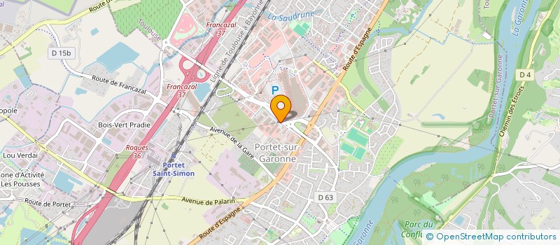 localisation de l'entreprise COMPTOIR DU LIVRE à PORTET-SUR-GARONNE