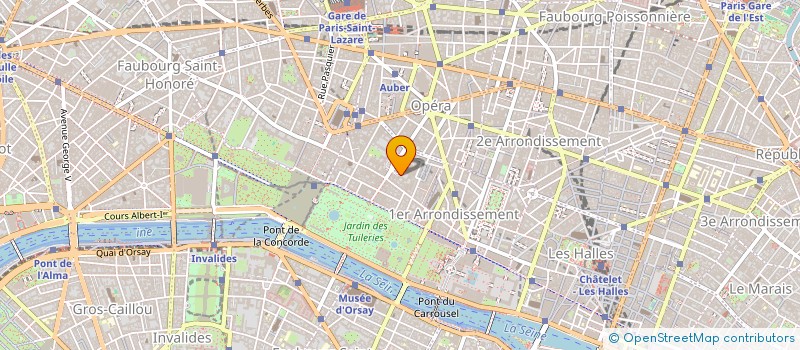 localisation de l'entreprise COMPTOIR DU LUXE à PARIS