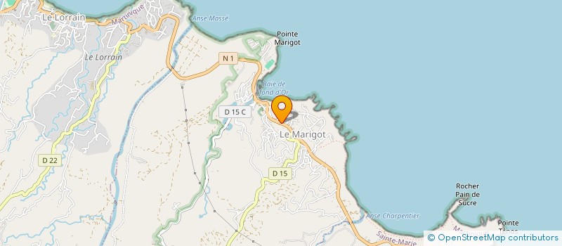 localisation de l'entreprise COMPTOIR DU MATERIEL à LE MARIGOT