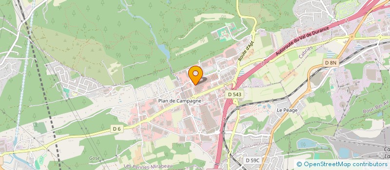 localisation de l'entreprise COMPTOIR DU MEUBLE à CABRIES