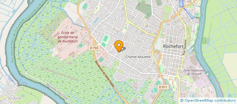 localisation de l'entreprise COMPTOIR DU PAIN  ROCHEFORT