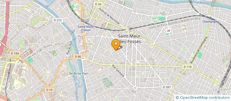 localisation de l'entreprise COMPTOIR DU PIREE à SAINT-MAUR-DES-FOSSES