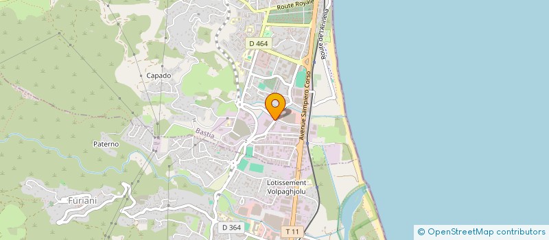 localisation de l'entreprise COMPTOIR DU PLATRE BASTIA à BASTIA