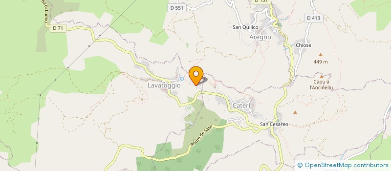 localisation de l'entreprise COMPTOIR DU PNEU à LAVATOGGIO