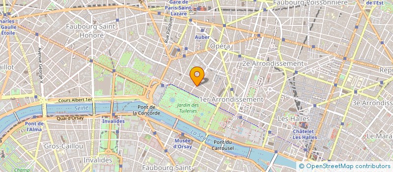 localisation de l'entreprise COMPTOIR DU RUBIS SAPHIR PIERR à PARIS