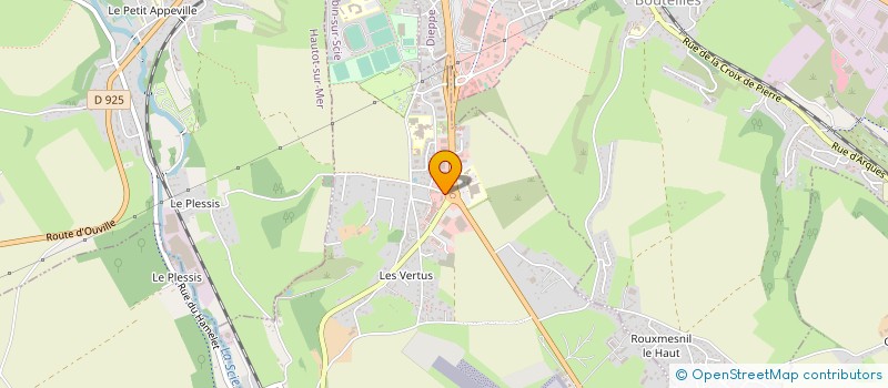 localisation de l'entreprise COMPTOIR DU VAL  SAINT-AUBIN-SUR-SCIE