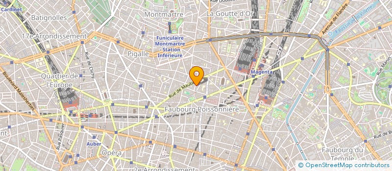 localisation de l'entreprise COMPTOIR ELECTRIQ METAL FRANCE à PARIS