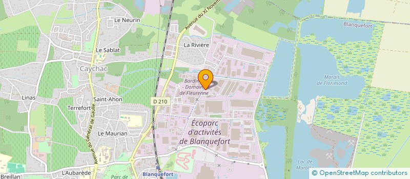 localisation de l'entreprise COMPTOIR ELECTRIQUE AQUITAIN à BLANQUEFORT