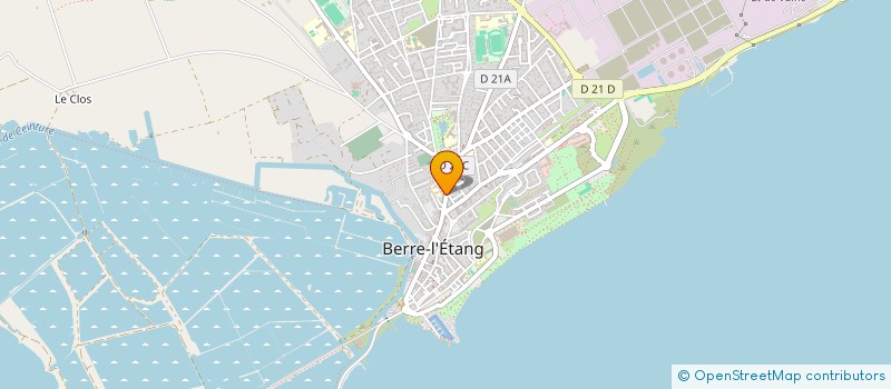 localisation de l'entreprise COMPTOIR ELECTRIQUE BERROIS à BERRE-L'ETANG