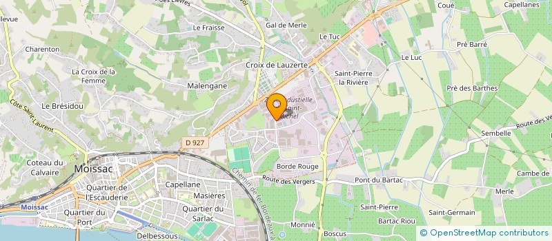 localisation de l'entreprise COMPTOIR ELECTRIQUE DE MOISSAC à MOISSAC