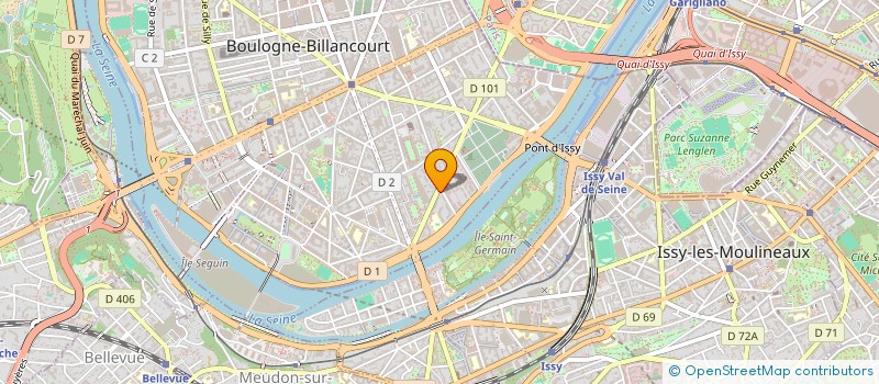 localisation de l'entreprise COMPTOIR ELECTRONIQUE DE BOULOGNE à BOULOGNE-BILLANCOURT