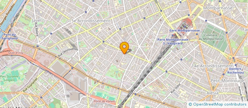 localisation de l'entreprise COMPTOIR ELECTRONIQUE ISSY  PARIS