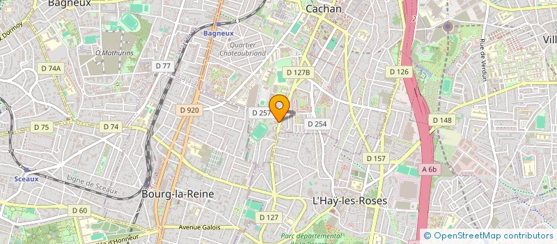 localisation de l'entreprise COMPTOIR EQUIPE BAIE à CACHAN