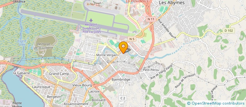 localisation de l'entreprise COMPTOIR EQUIPEMENT LOISIR à LES ABYMES