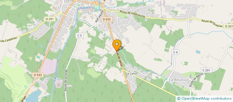 localisation de l'entreprise COMPTOIR EQUIPEMENTS RADIATEURS à CASTELJALOUX