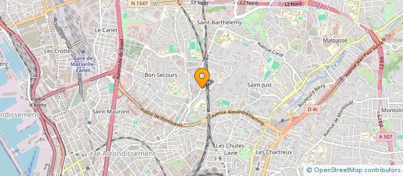 localisation de l'entreprise COMPTOIR EUROPEEN DE DESTOCKAGE à LES PENNES-MIRABEAU