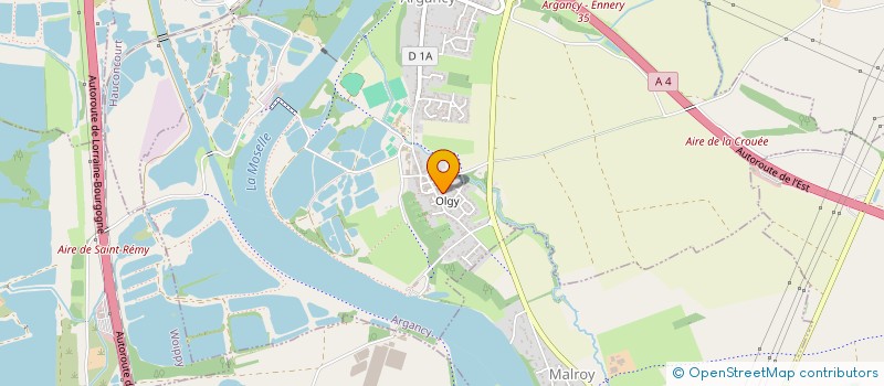 localisation de l'entreprise COMPTOIR EUROPEEN DE L'ECHAFAUDAGE à ARGANCY