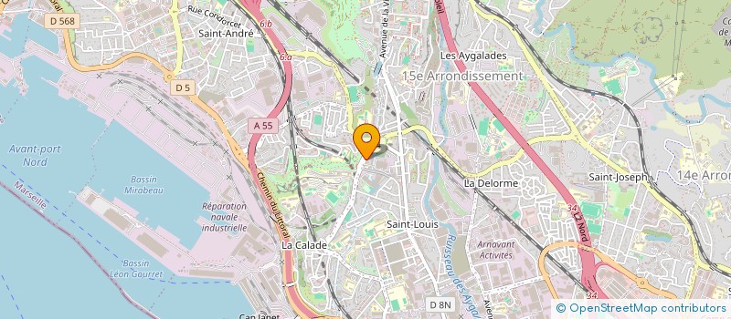 localisation de l'entreprise COMPTOIR EUROPEEN DU FUNERAIRE à MARSEILLE