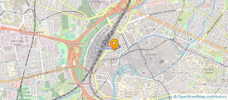localisation de l'entreprise COMPTOIR EUROPEEN DU TISSU à STRASBOURG