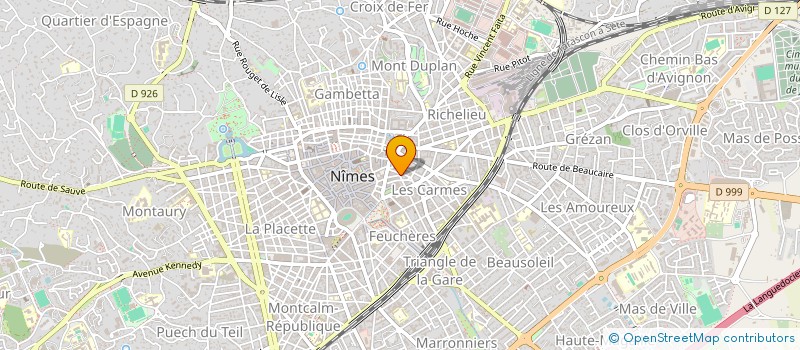 localisation de l'entreprise COMPTOIR EUROPEEN FOURNITURES DE BUREAU  NIMES