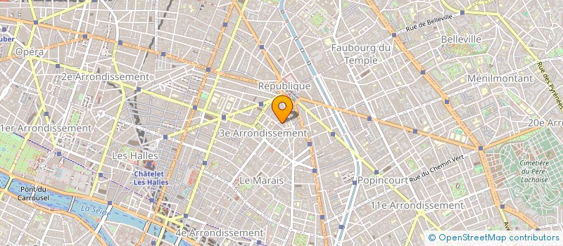 localisation de l'entreprise COMPTOIR EUROPEEN IMPLANTATIONS à PARIS