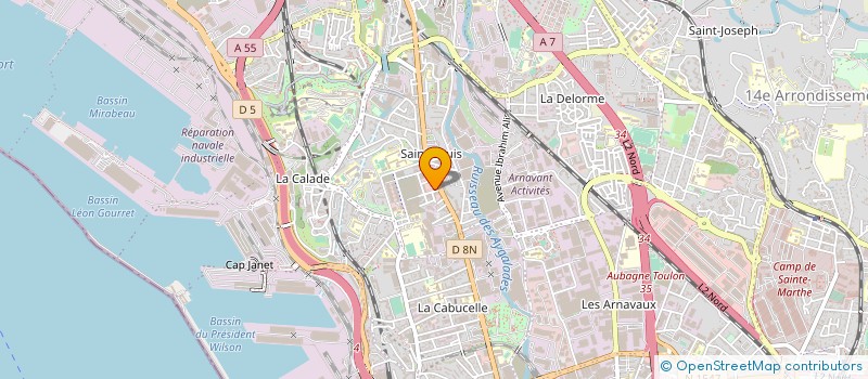 localisation de l'entreprise COMPTOIR EUROPEEN VIANDES-PESSERS à MARSEILLE