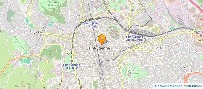 localisation de l'entreprise COMPTOIR FABRICAT BIJOUT HORLOGER APPLIC à SAINT-ETIENNE