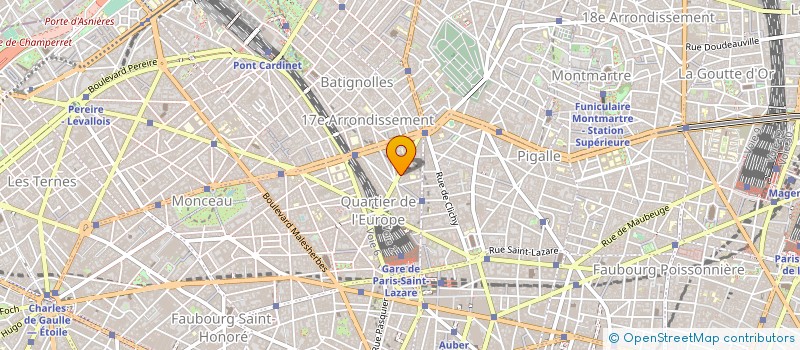 localisation de l'entreprise COMPTOIR FIDUCIAIRE DE PARIS à PARIS