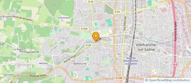 localisation de l'entreprise COMPTOIR FILIA  GLEIZE