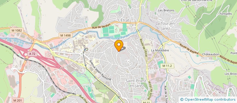 localisation de l'entreprise COMPTOIR FOREZIEN FOURNITURES DENTAIRES  SAINT-PRIEST-EN-JAREZ