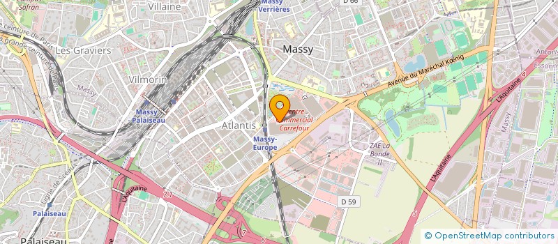 localisation de l'entreprise COMPTOIR FRANCAIS à MASSY