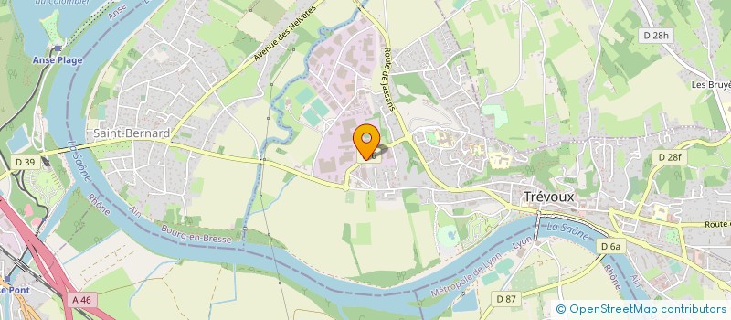 localisation de l'entreprise COMPTOIR FRANCAIS DE L'INTERPHONE à TREVOUX