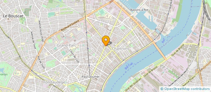 localisation de l'entreprise COMPTOIR FRANCAIS DU CAFE à BORDEAUX